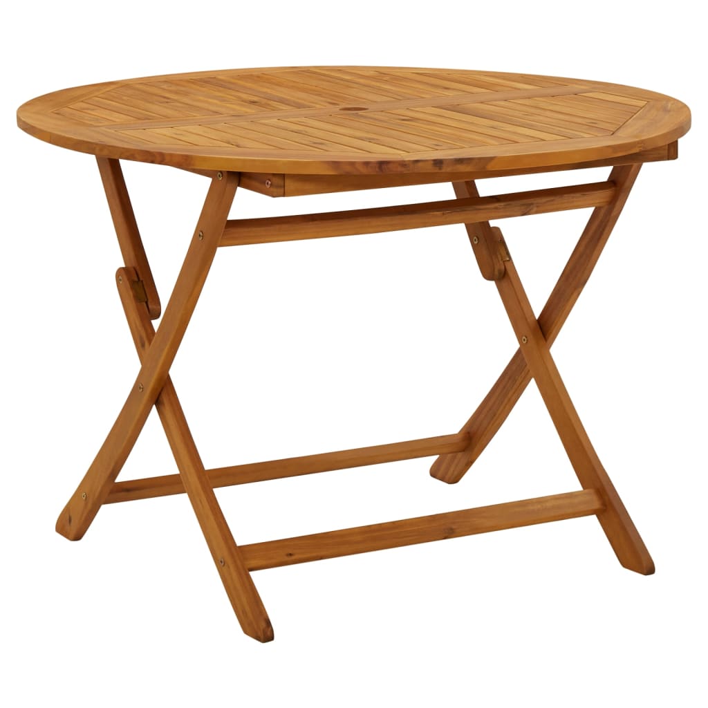 Folding Garden Table 110 cm Solid Acacia Wood - All Things Good