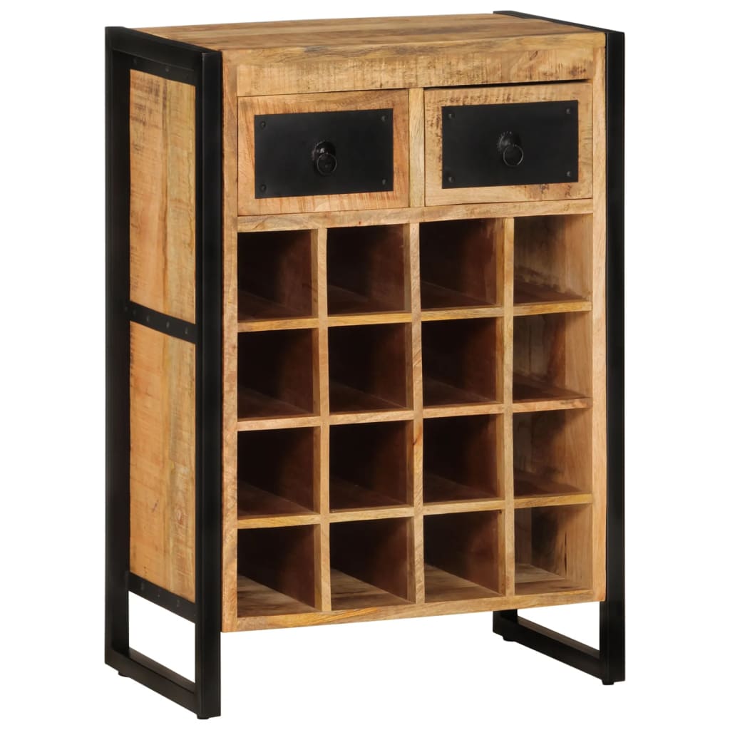 Wine Rack for 16 Bottles Solid Wood Mango - Tyrell & Tyrell