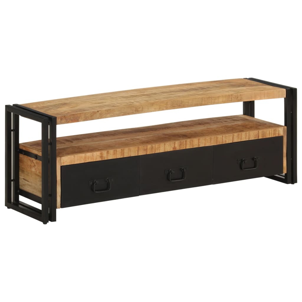 TV Cabinet 120x30x40 cm Solid Wood Mango - Sid & Sam