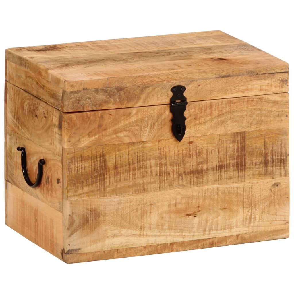Storage Box 39x28x31 cm Solid Wood Mango - R and M Furniture