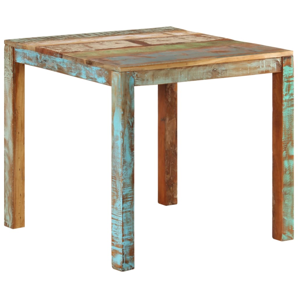 Dining Table 82x80x76 cm Solid Reclaimed Wood - Sid & Sam