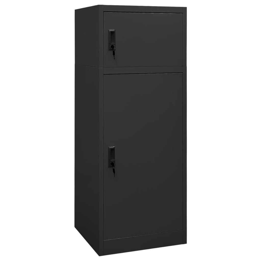 Saddle Cabinet Anthracite 53x53x140 cm Steel - The Home Maker