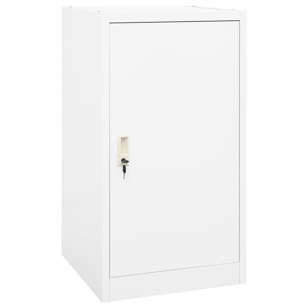 Saddle Cabinet White 53x53x105 cm Steel - Merkel Designers