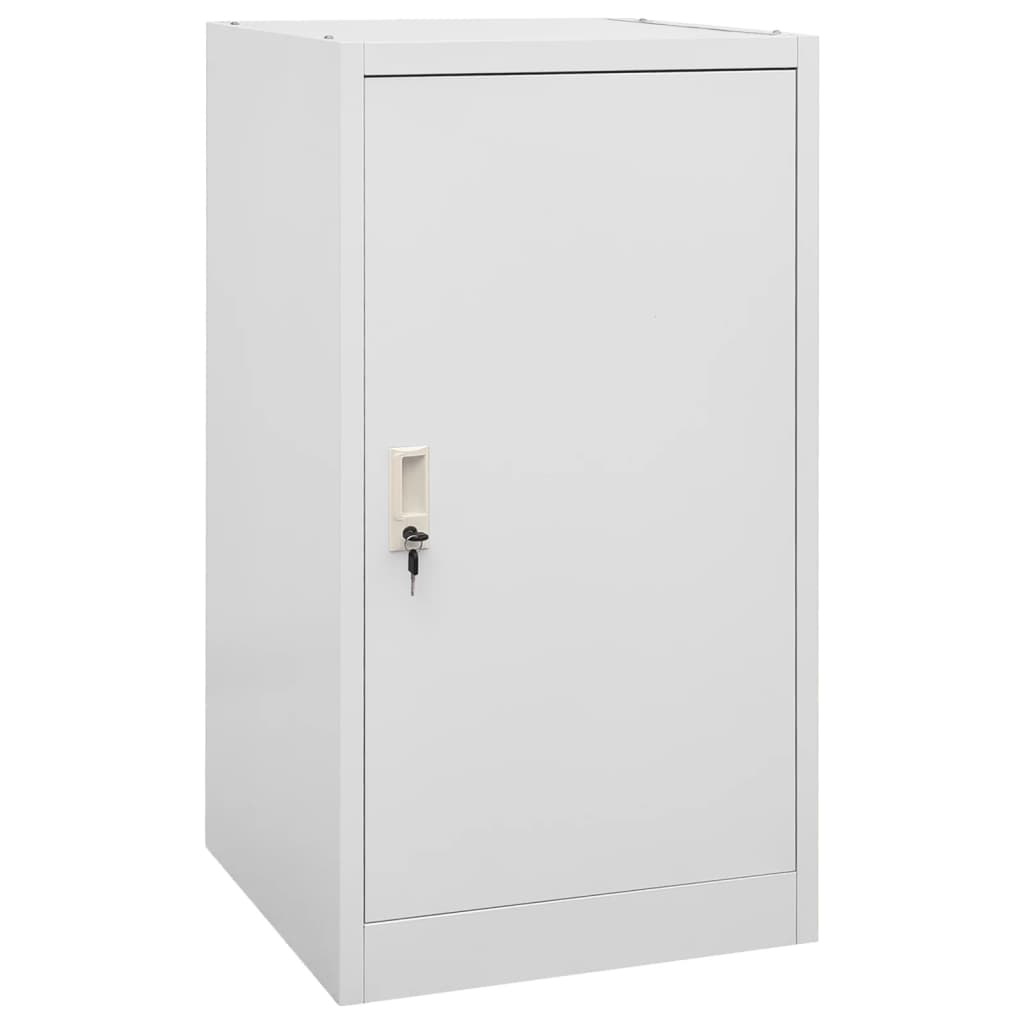 Saddle Cabinet Light Grey 53x53x105 cm Steel - All Things Good