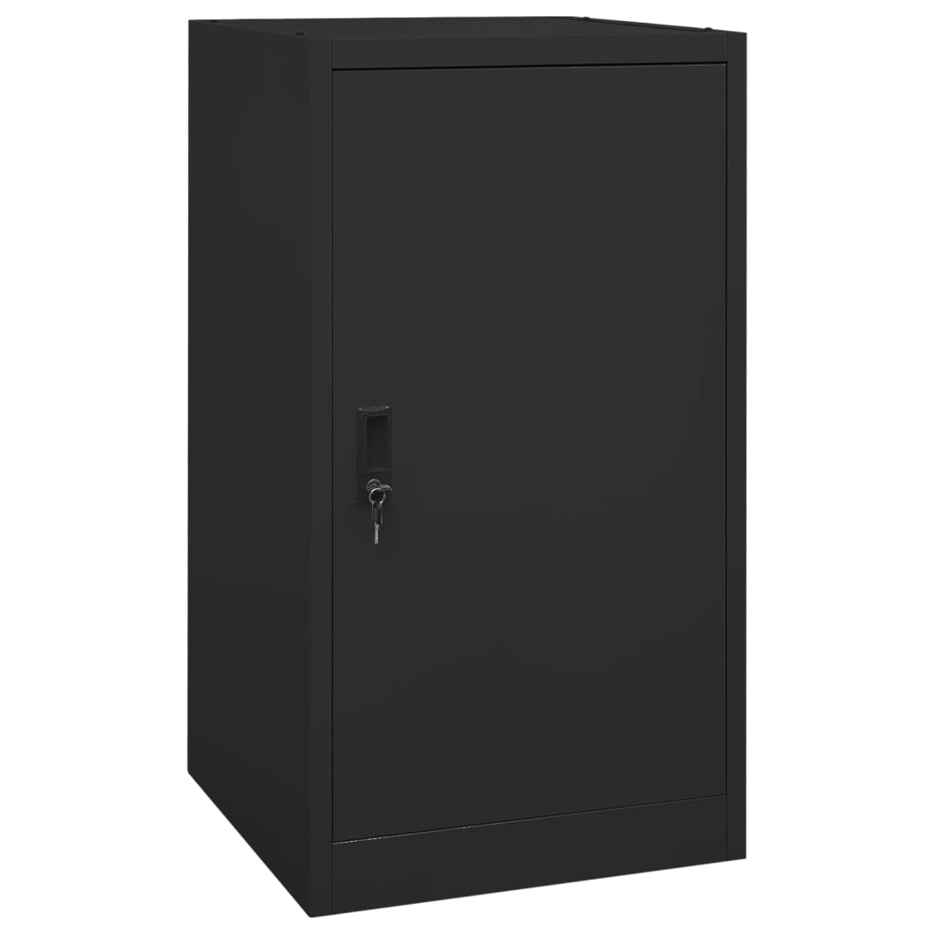 Saddle Cabinet Black 53x53x105 cm Steel - Discount Dealers