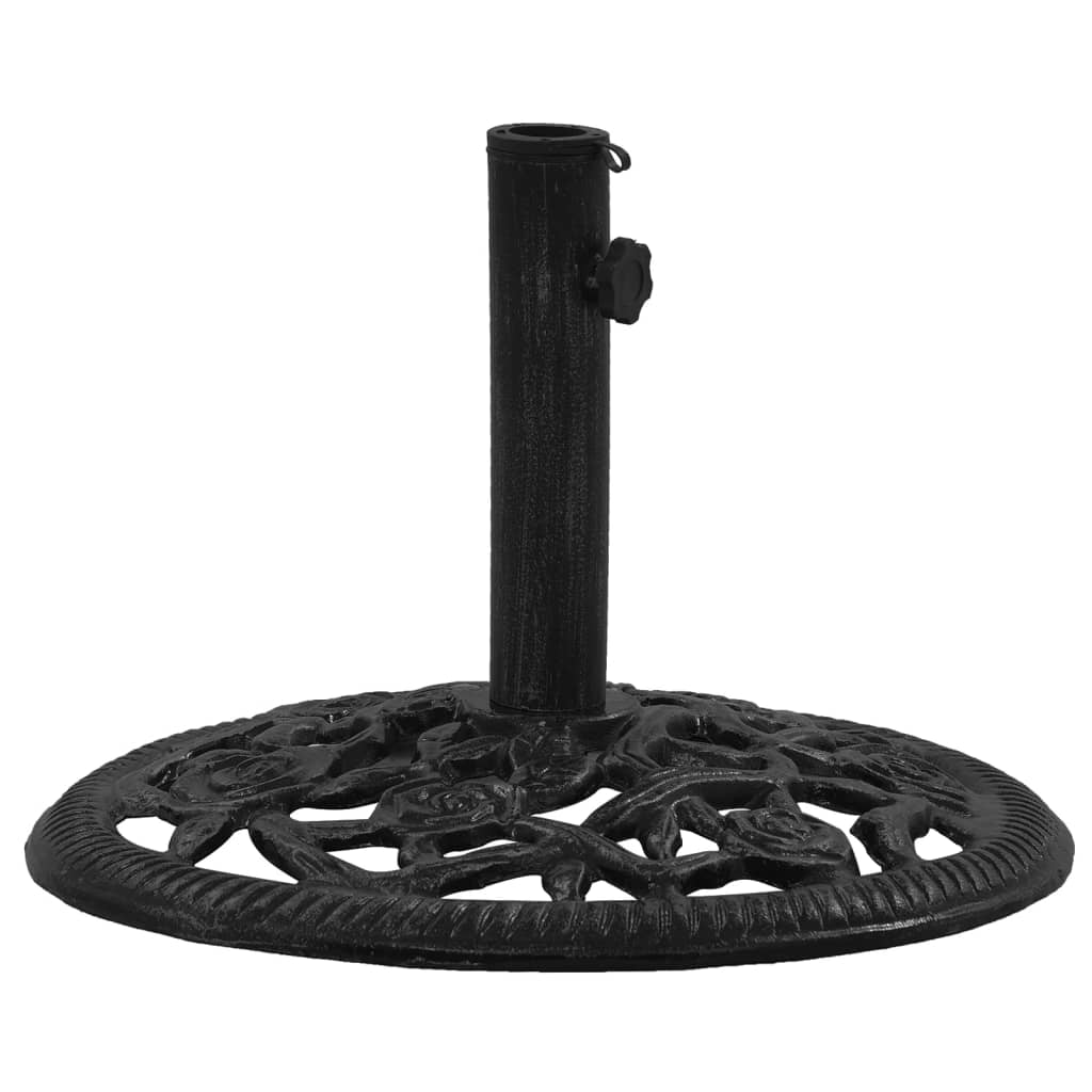 Umbrella Base Black 48x48x33 cm Cast Iron - Decor Base