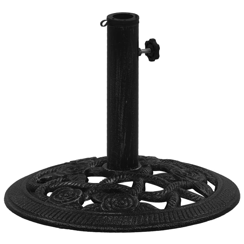 Umbrella Base Black 40x40x32 cm Cast Iron - Unbeatable Bargains