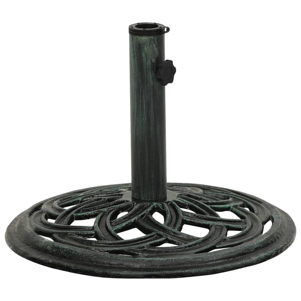 Umbrella Base Green 44x44x31 cm Cast Iron - Decor Base