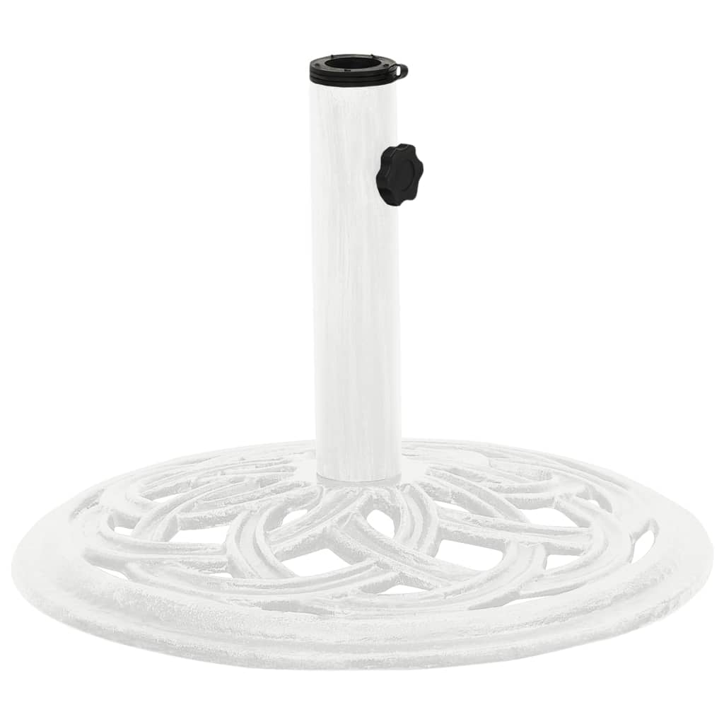 Umbrella Base White 44x44x31 cm Cast Iron - Merkel Designers