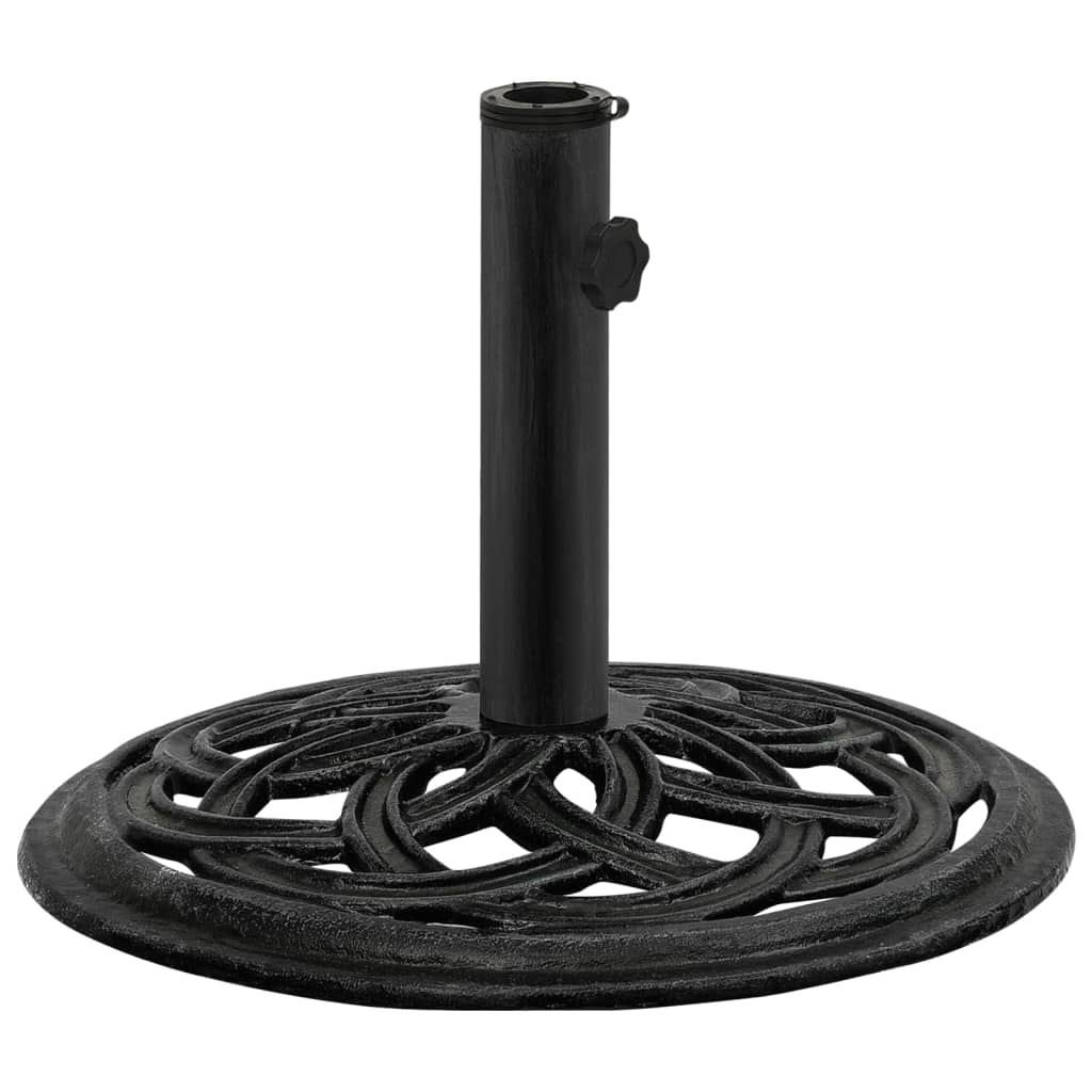 Umbrella Base Black 44x44x31 cm Cast Iron - R and M Furniture