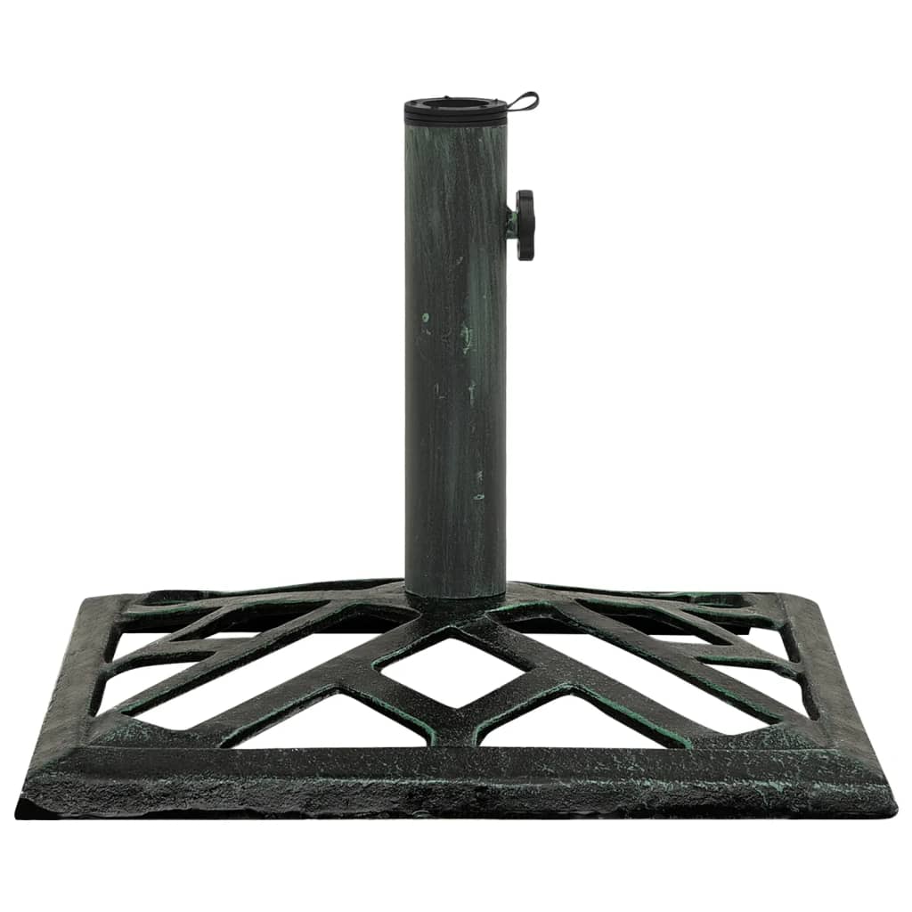 Umbrella Base Green 44x44x31 cm Cast Iron - Merkel Designers