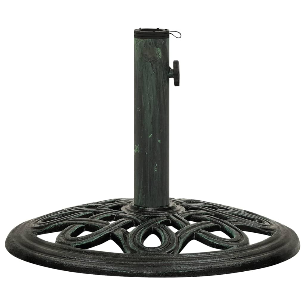Umbrella Base Green 40x40x32 cm Cast Iron - R and M Furniture