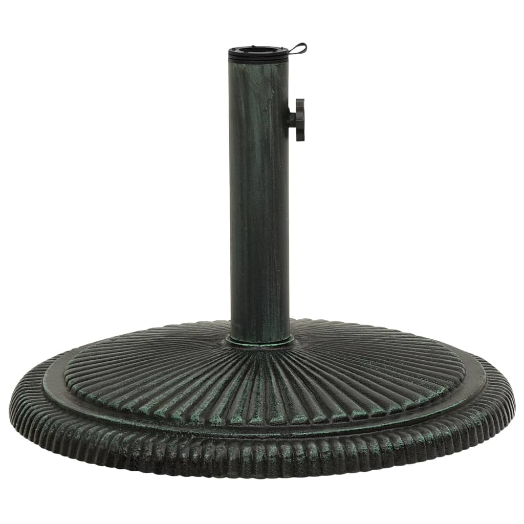 Umbrella Base Green 45x45x30 cm Cast Iron - Sid & Sam