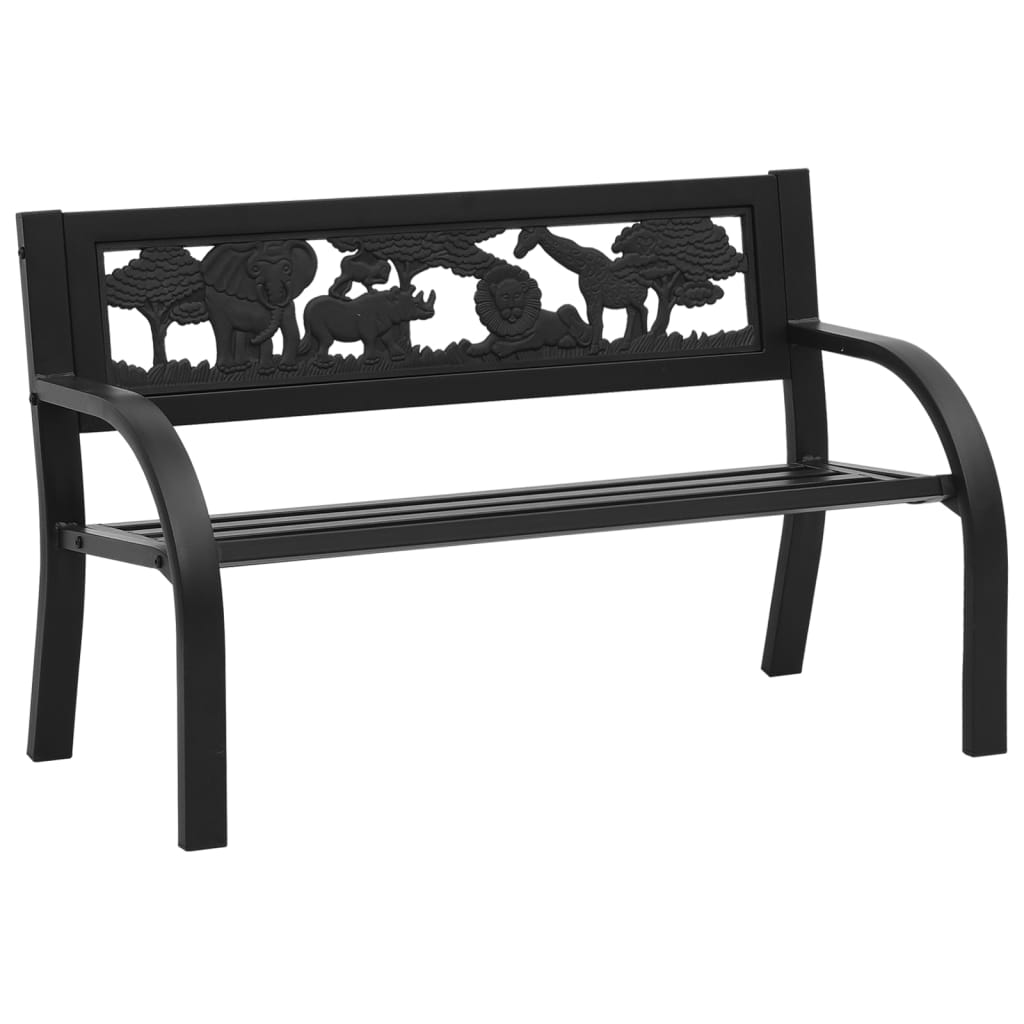 Children Garden Bench 86 cm Steel - All Things Good