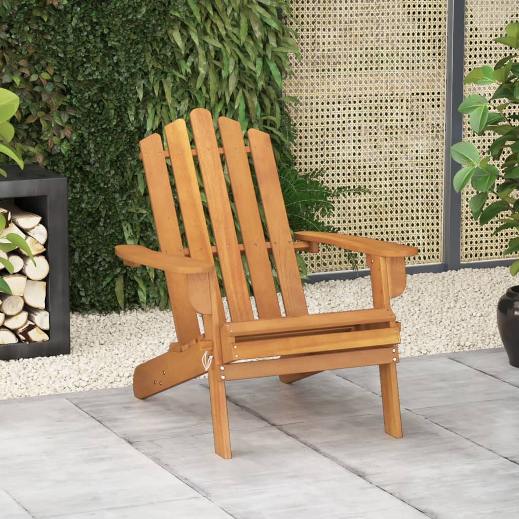 Garden Adirondack Chair Solid Acacia Wood - Design Hut