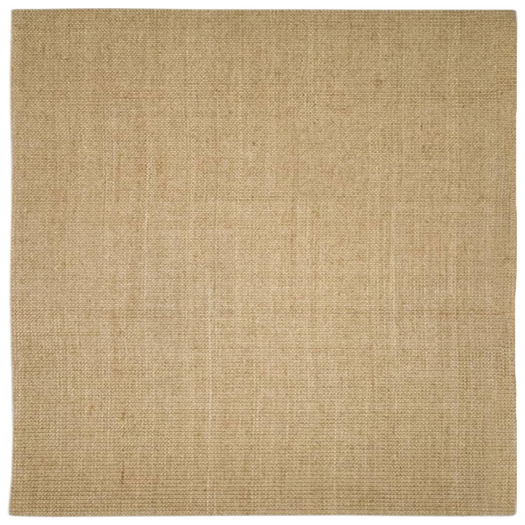 Rug Natural Sisal 100x100 cm - Decor Base