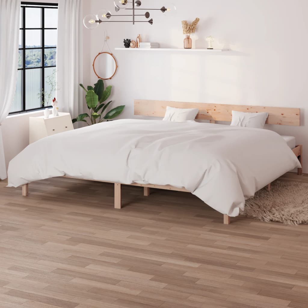 Bed Frame Solid Wood Pine 180x200 cm Super King Size - Unbeatable Bargains