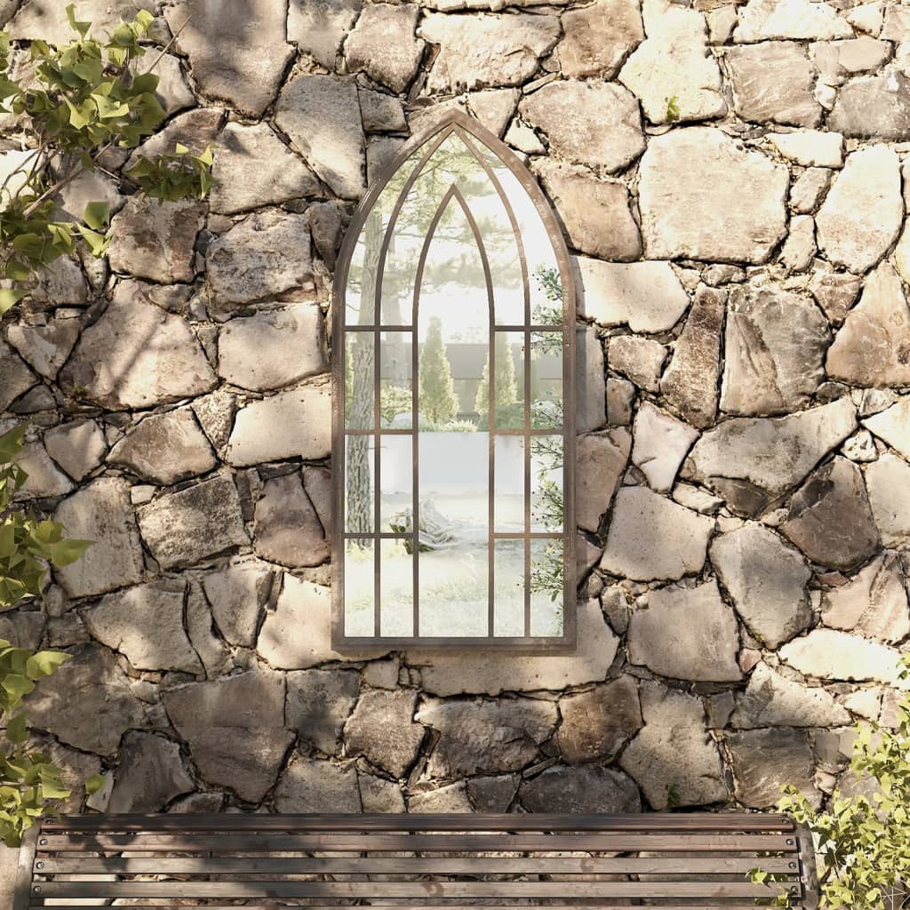 Garden Mirror Sand 100x45 cm Iron for Outdoor Use - All Things Good