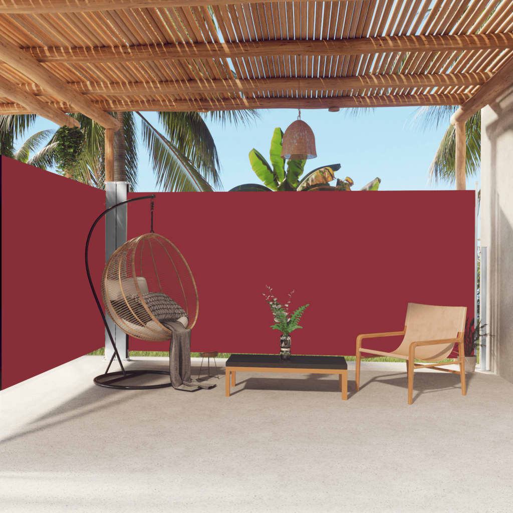 Retractable Side Awning Red 180x600 cm - Tyrell & Tyrell