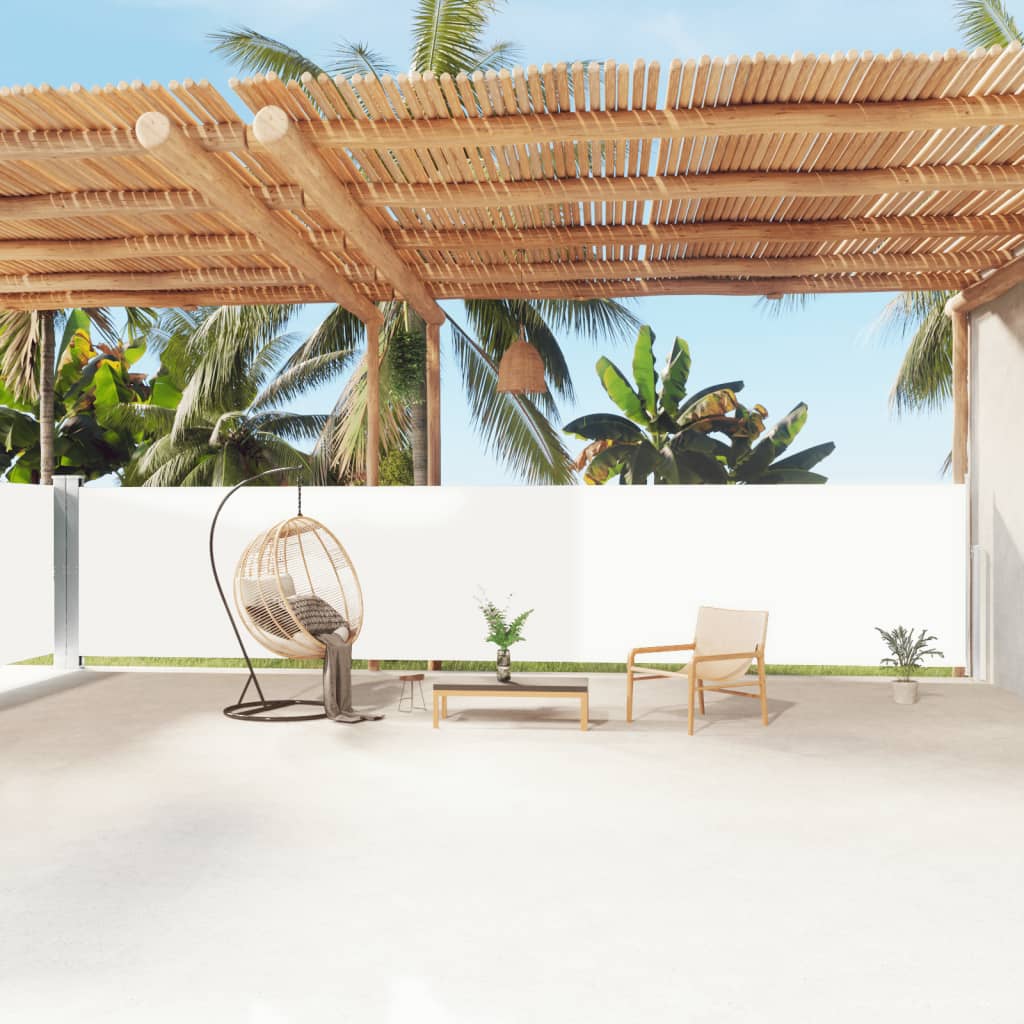 Retractable Side Awning Cream 160x1200 cm - Merkel Designers