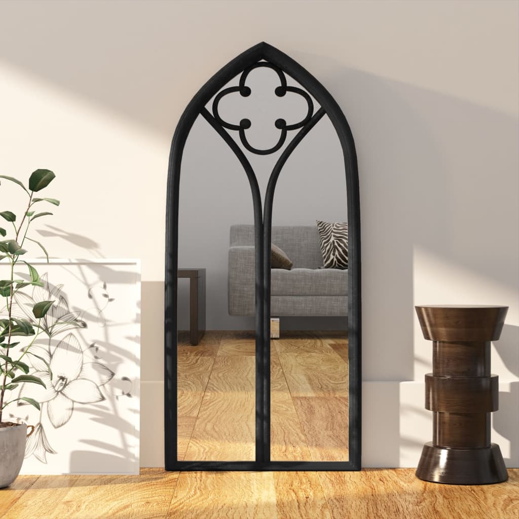 Mirror Black 100x45 cm Iron for Indoor Use - Merlin Deals