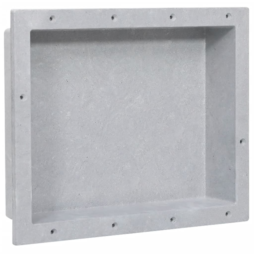 Shower Niche Matt Grey 41x51x10 cm - Sid & Sam