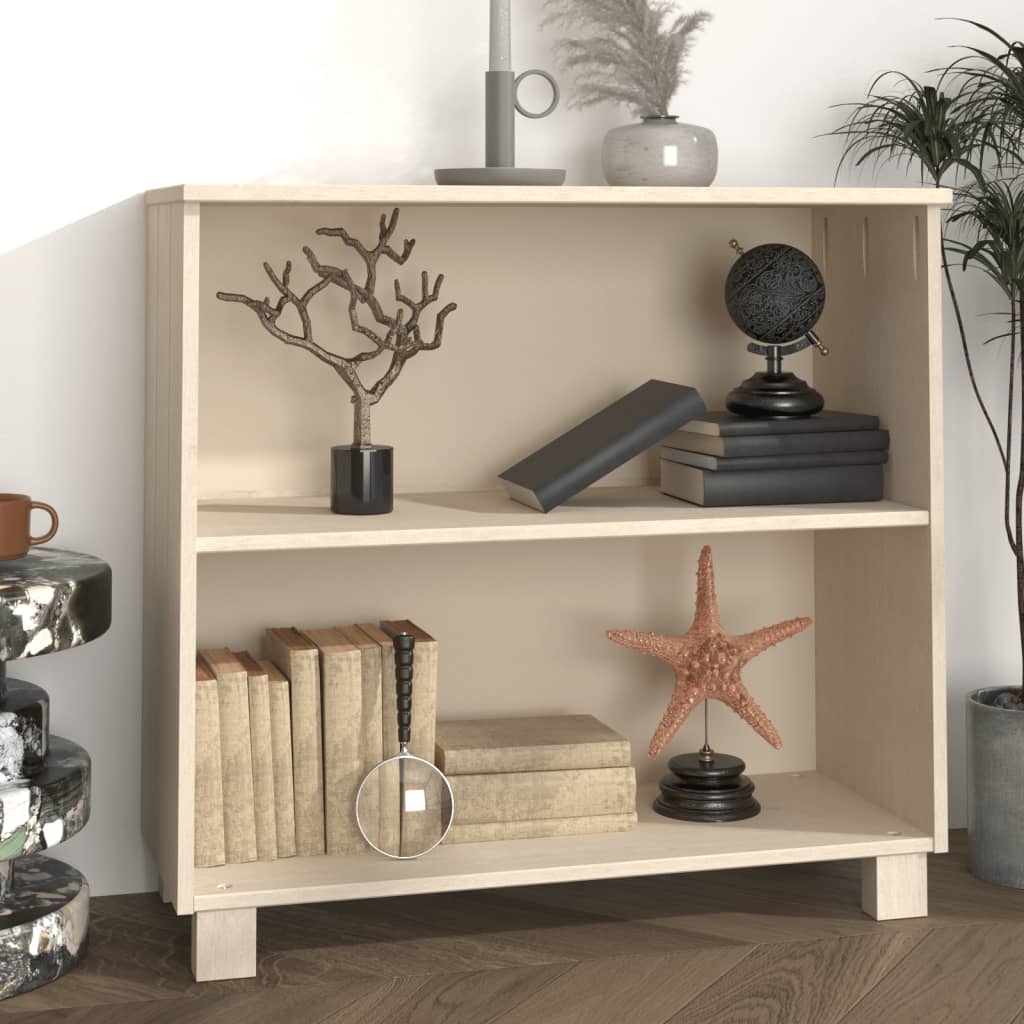 Sideboard HAMAR Honey Brown 85x35x80 cm Solid Wood Pine - Design Hut