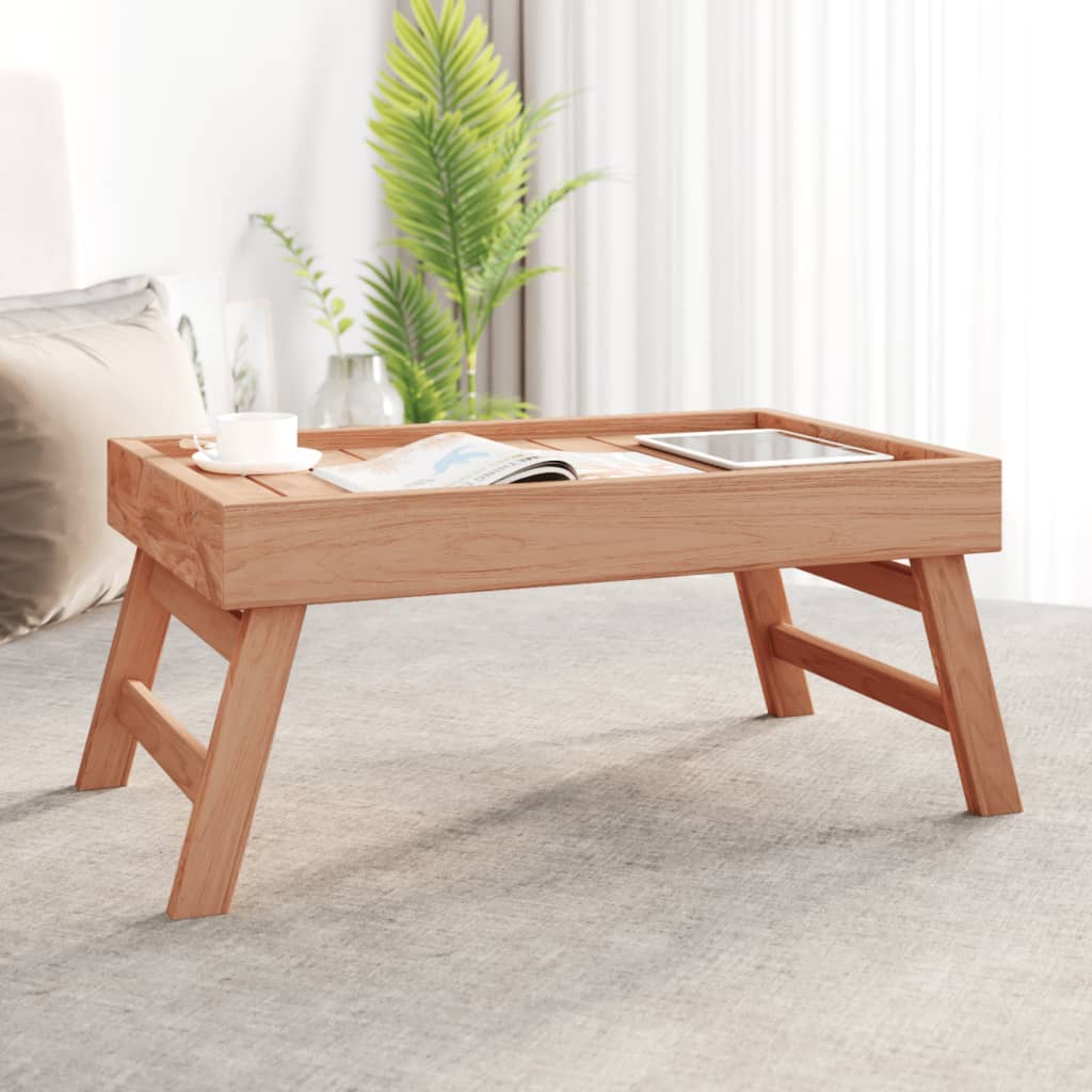 Folding Tray 55x35x25 cm Solid Wood Teak - Design Hut