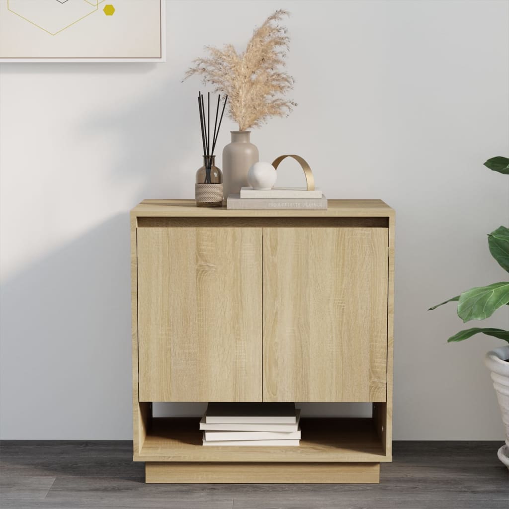 Sideboard Sonoma Oak 70x41x75 cm Engineered Wood - Sid & Sam