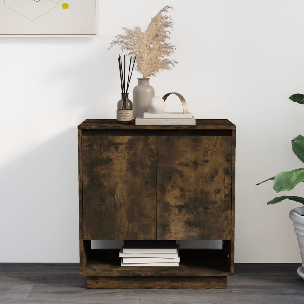 Sideboard Smoked Oak 70x41x75 cm Engineered Wood - Sid & Sam