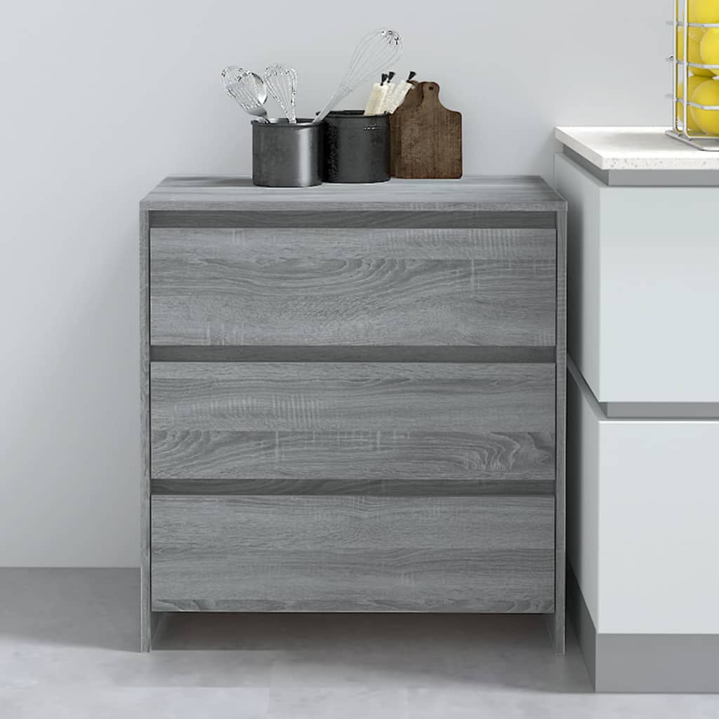 Sideboard Grey Sonoma 70x41x75 cm Engineered Wood - Tyrell & Tyrell