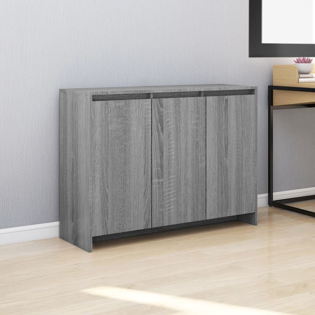 Sideboard Grey Sonoma 102x33x75 cm Engineered Wood - Casper Homes