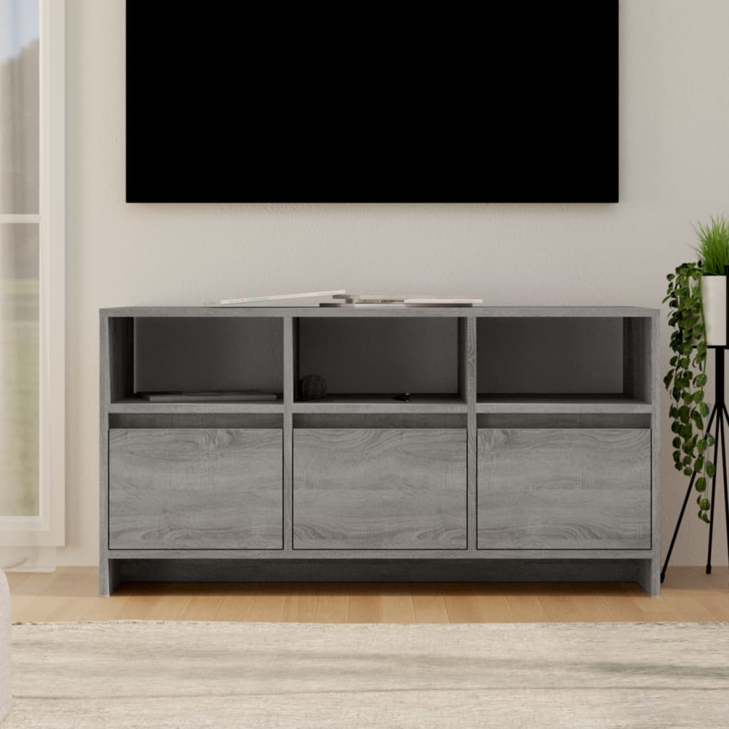 TV Cabinet Grey Sonoma 102x37.5x52.5 cm Engineered Wood - Sid & Sam