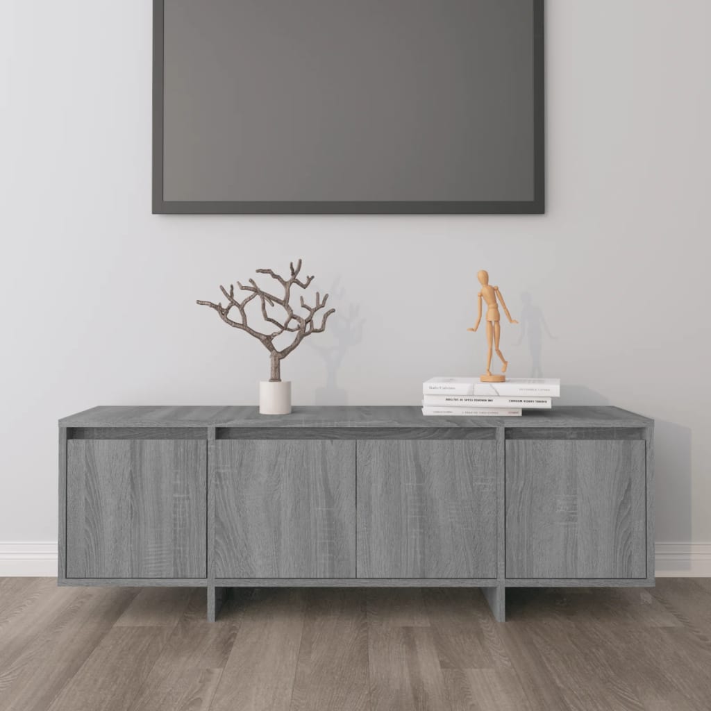 TV Cabinet Grey Sonoma 120x30x40.5 cm Engineered Wood - Sid & Sam