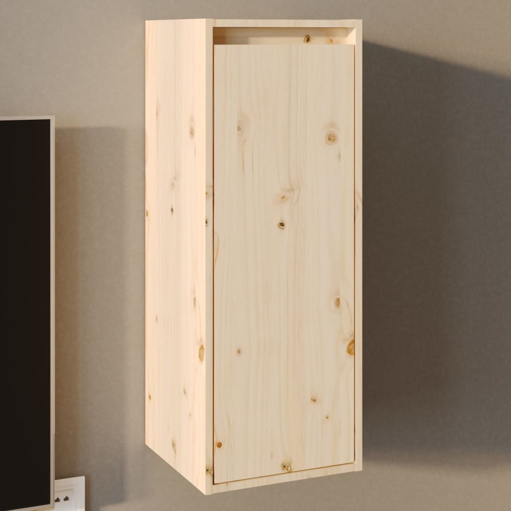 Wall Cabinet 30x30x80 cm Solid Wood Pine - Design Hut