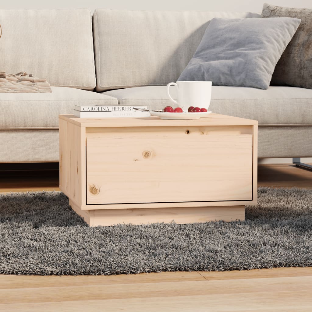 Coffee Table 55x56x32 cm Solid Wood Pine - Sid & Sam