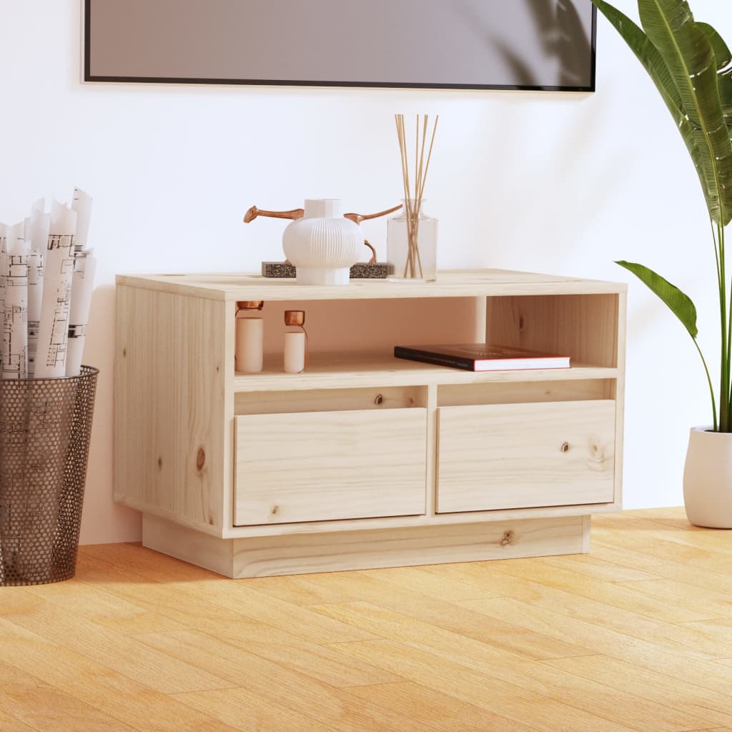 TV Cabinet 60x35x37 cm Solid Wood Pine - Tyrell & Tyrell