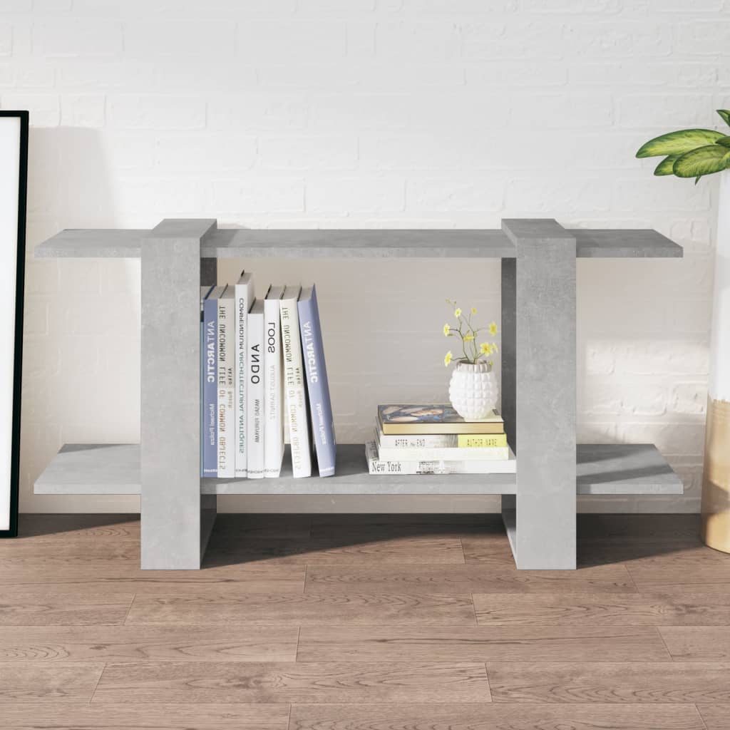 Book Cabinet Concrete Grey 100x30x51cm Engineered Wood - Discount Dealers