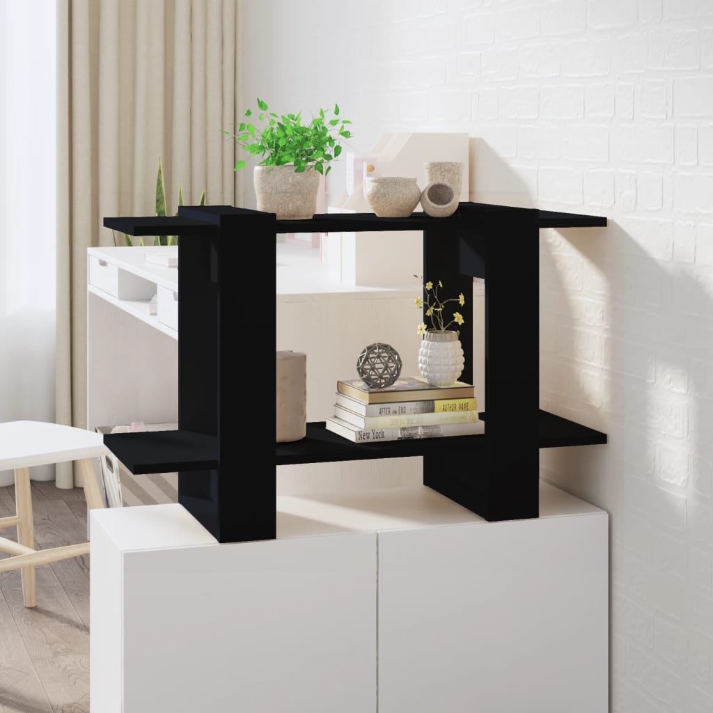 Book Cabinet/Room Divider Black 80x30x51 cm - Unbeatable Bargains
