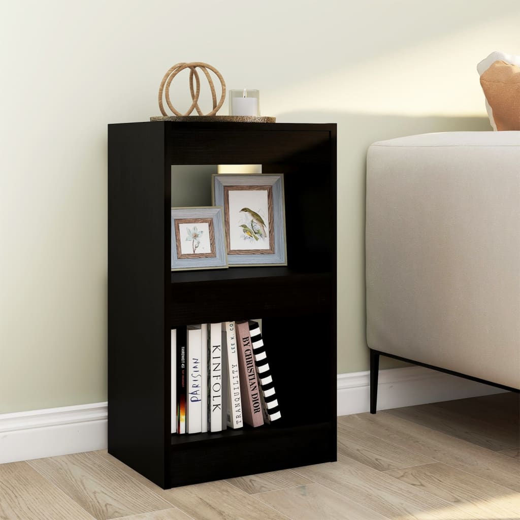 Book Cabinet/Room Divider Black 40x30x72 cm - Tyrell & Tyrell