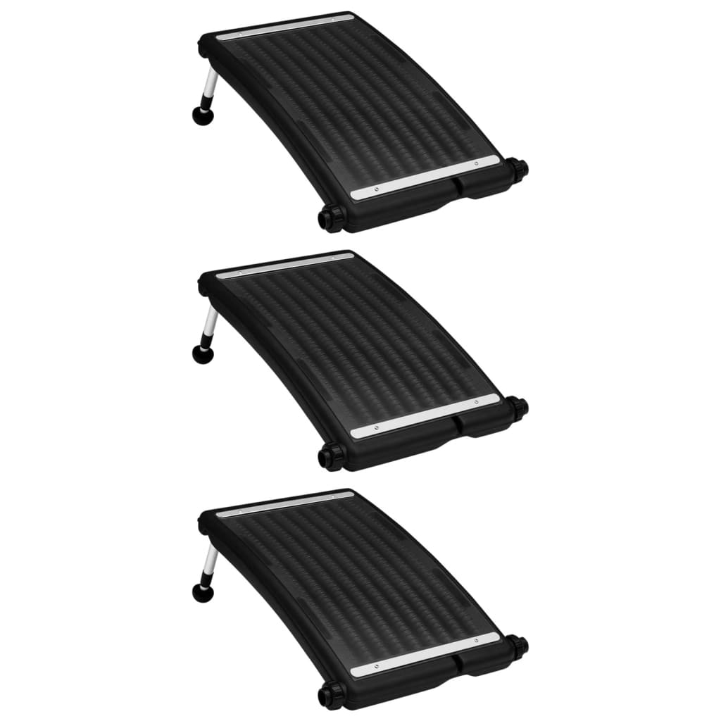 Curved Pool Solar Heating Panels 3 pcs 72.5x46 cm - All Things Good