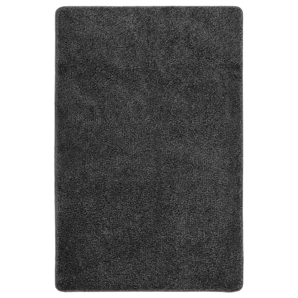 Shaggy Rug Dark Grey 200x290cm Anti Slip - Design Hut