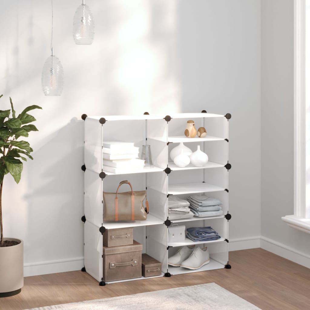 Shoe Rack Transparent 84x31.5x93 cm PP - Discount Dealers
