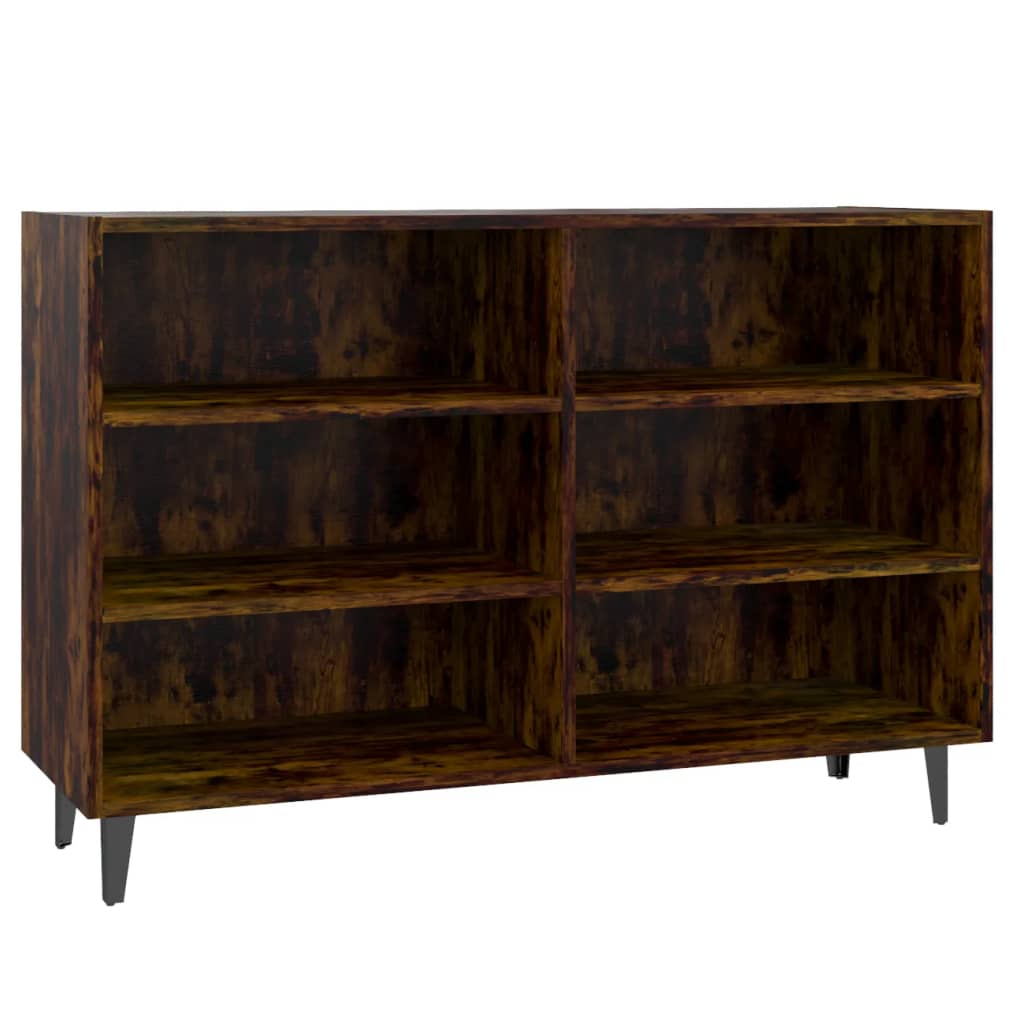 Sideboard Smoked Oak 103.5x35x70 cm Engineered Wood - Brittle & Co