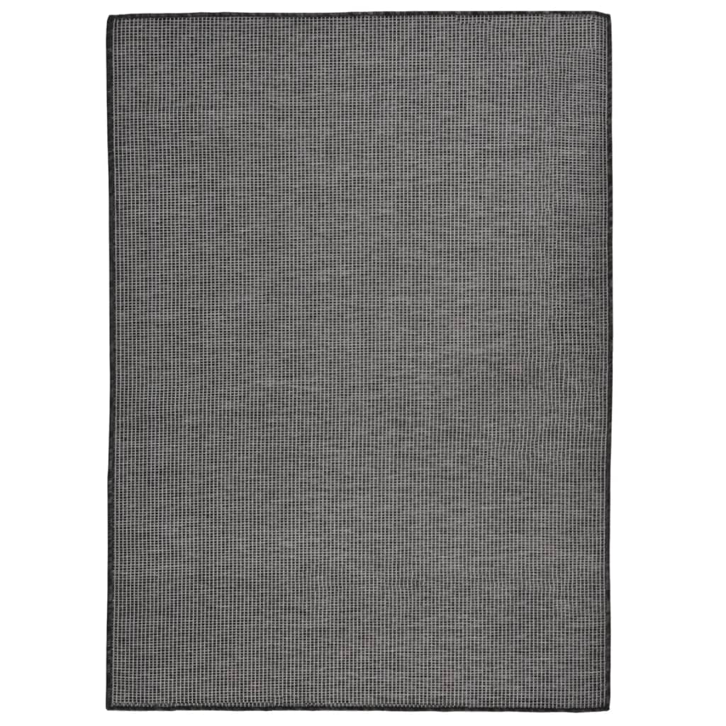 Outdoor Flatweave Rug 200x280 cm Grey - Millennium Furniture