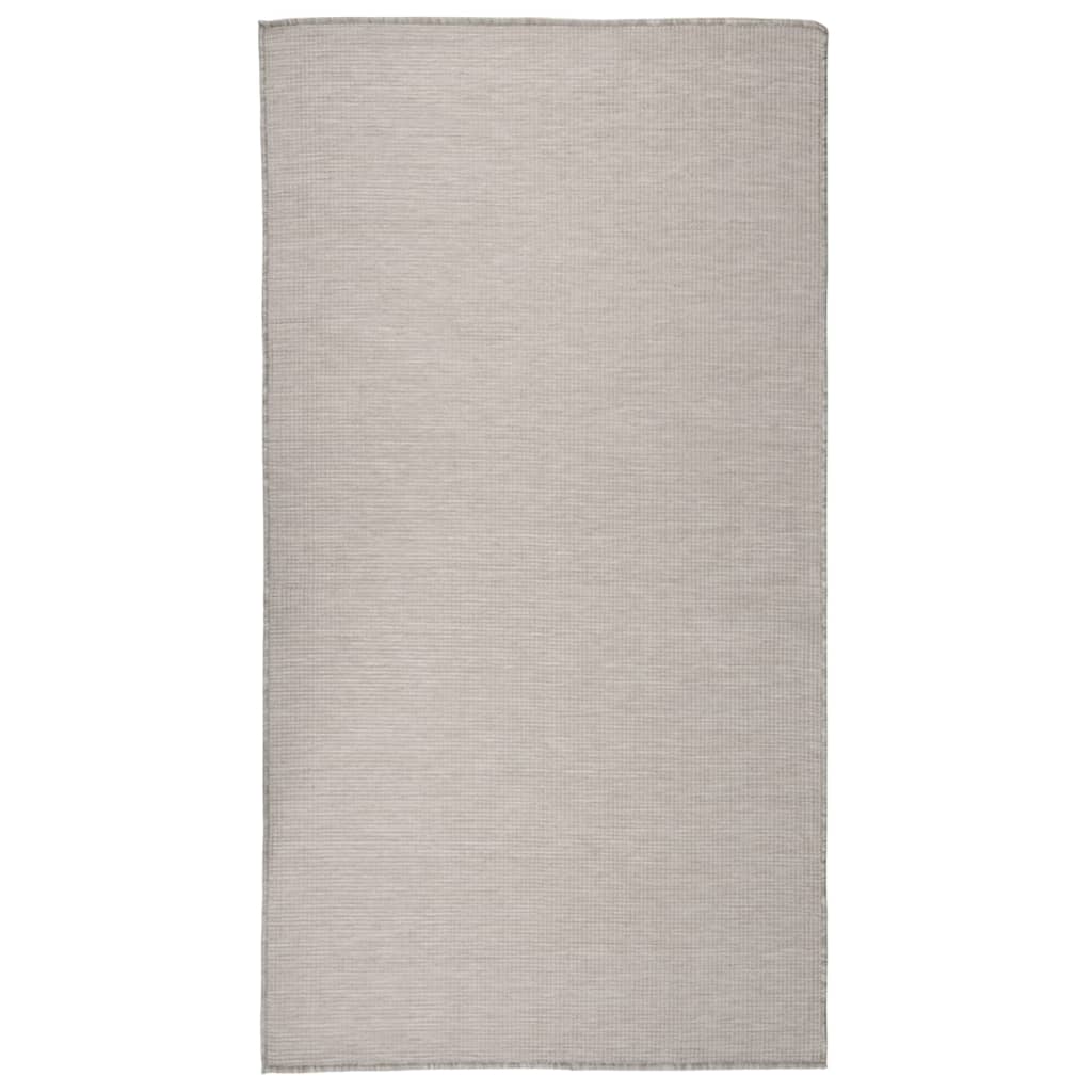 Outdoor Flatweave Rug 80x150 cm Taupe - Tyrell & Tyrell