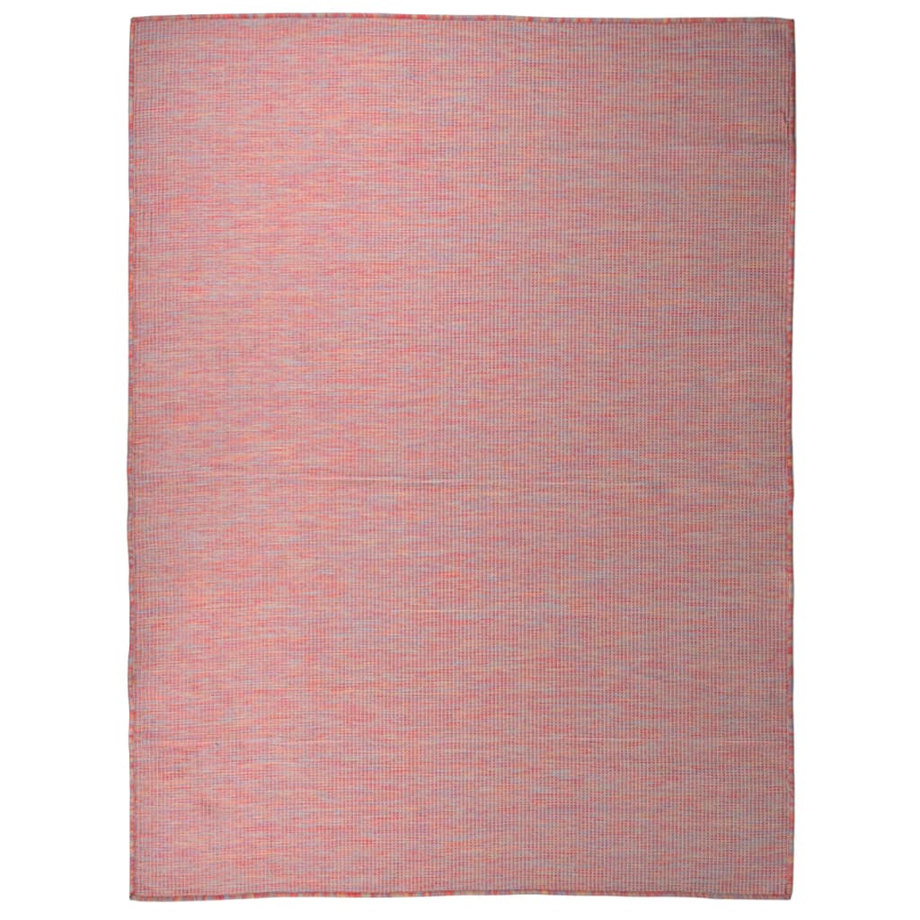 Outdoor Flatweave Rug 120x170 cm Red - Tyrell & Tyrell