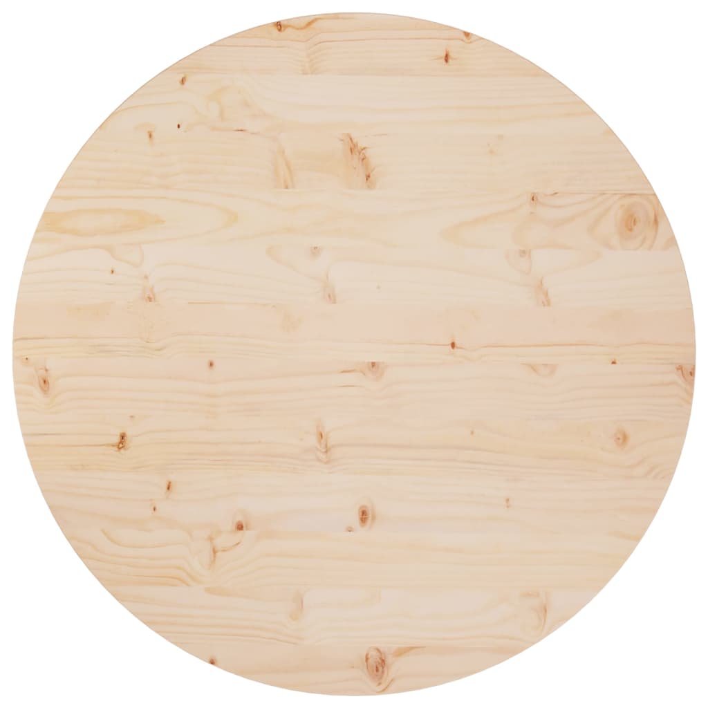 Table Top Ã ̃80x2.5 cm Solid Wood Pine - Casper Homes