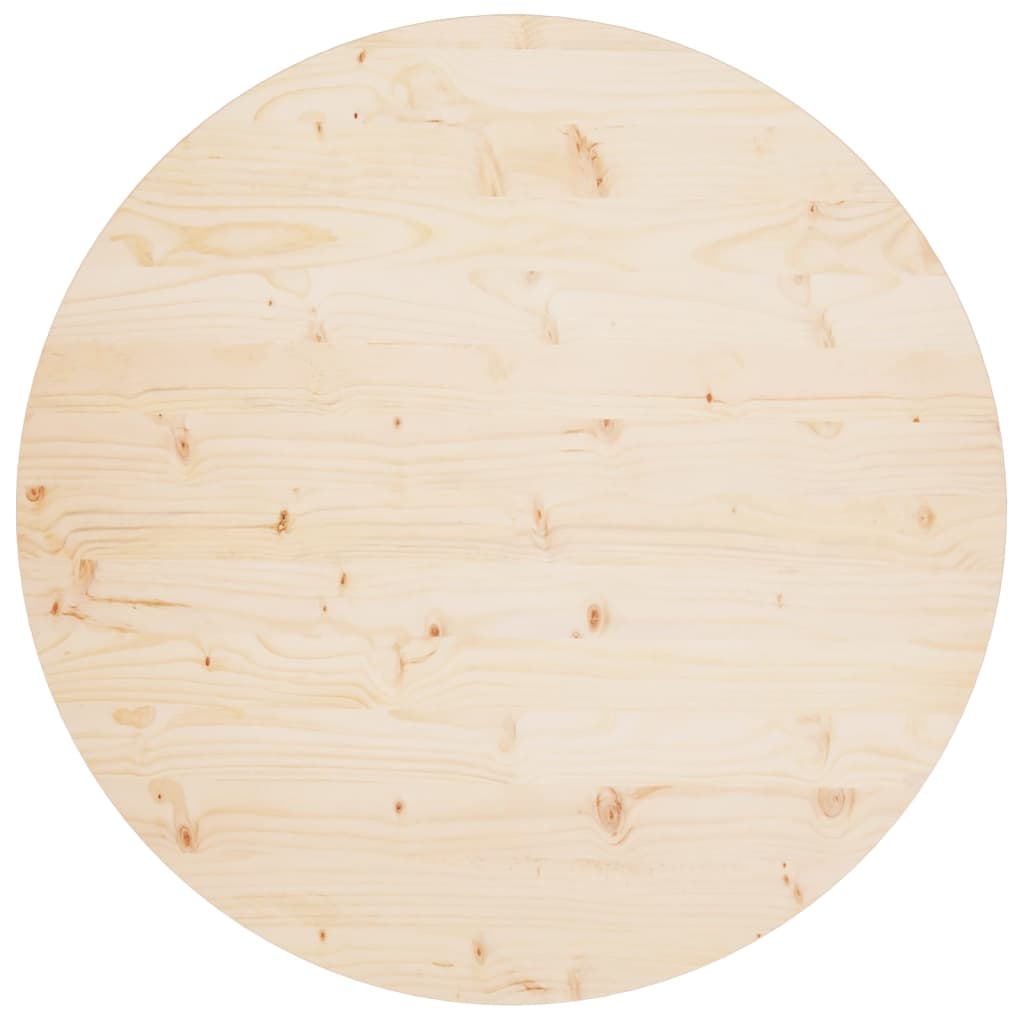 Table Top Ã ̃90x2.5 cm Solid Wood Pine - Merkel Designers