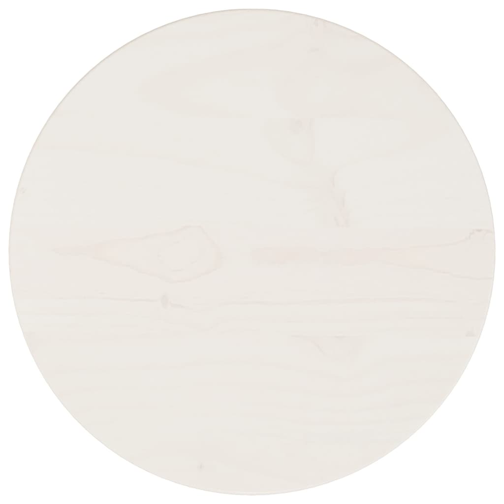 Table Top White Ã ̃30x2.5 cm Solid Wood Pine - Tyrell & Tyrell